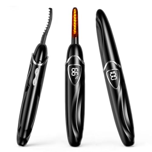 Heated Wimpern Curler Wimpernzange beheizbar, runpeak S600 beheizbare Wimpernzange mit präziser Temperaturregelung, Verbrühungsschutz & Auto-Off für langanhaltenden natürlichen Schwung