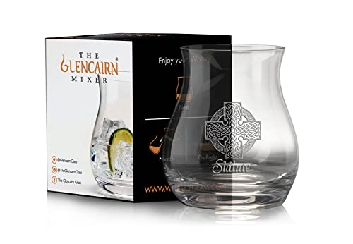 GLENCAIRN SLAINTE CROSS, WHISKY CANADIAN MIXER TASTING GLASS