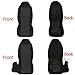 HHENGYISOUL Car Seat Cover Fit for Ford Ranger 2004-2012 60/40 Highback, 2 PCS Front Car Seat Covers for 2004 Ford Ranger Seat Covers,Breathable Cotton Replacement Seat Covers,Deep Grey