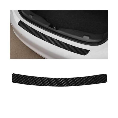 WENINETIES Protector de Parachoques Trasero de Fibra Carbono para Ford KUGA ST-Line 2015-2019, Protección Borde de Carga Protector Parachoques Coche,90 * 7
