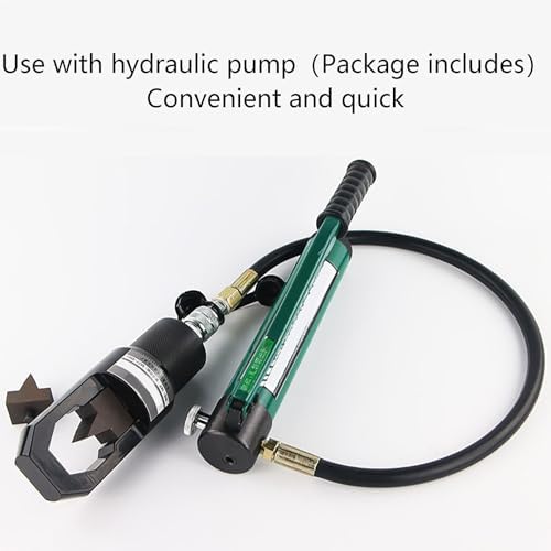 Heavy Duty Hydraulic Nut Splitter Tool - Portable 16T Nut Separator & Cracker for Removing Rusty, Broken, or Damaged Nuts - Durable & Efficient Rust Removal Solution