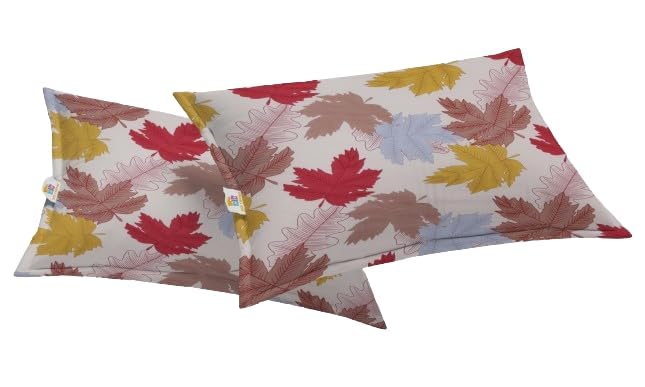 Image of RD TREND Glace Cotton Assorted Pillow Cover Set of 2 (4 Pcs) - Premium 210 TC, Standard Size 18 inchx28 inch | Soft & Breathable Floral Printed Design for Bedroom |Multi 2