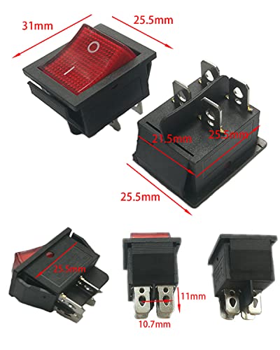 Mgcstem Accelerator Pedal Switch Electric Pedal Foot Switch Accessory For Kids Cars Children Electric Ride On Toys Replacement Parts Connectors（Pwm 2.0A/2.0B Soft Start/Soft Stop Pedal） #TOP2