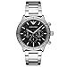 Produktbild Emporio Armani Uhr für Herren , QuarzChronographenwerk, 43mm Silbernes Edelstahlgehäuse mit Edelstahlarmband, AR11241
