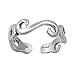 Sterling Silver Swirl Toe Ring