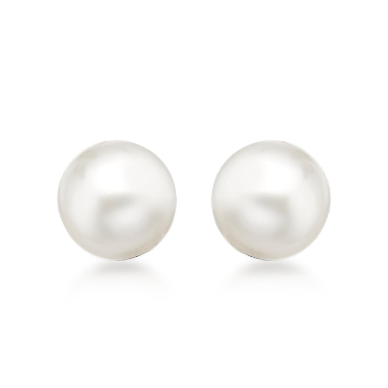 CARISSIMAGold Pendientes de mujer con perla, 5 mm