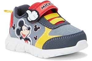 Disney Mickey Mouse Infant & Toddler Boys' Athletic Sneakers (Size 4) Grey