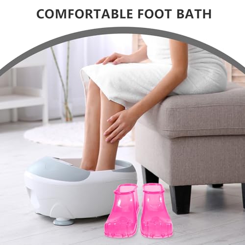 Bottes de bain de pieds en PVC faciles à utiliser pour soin à domicile