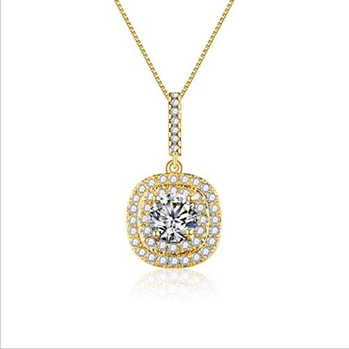 Collier pendentif cristal chaud or femme : bijoux féminins tendance pour look de fête