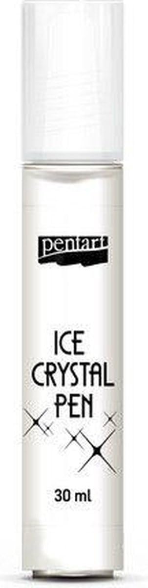 Pentart White Ice Crystal Pen 30 Ml, One