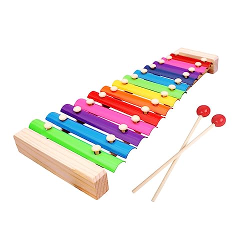 Yardwe 木琴玩具 音彩虹色パーカッション楽器 幼児向け音楽おもちゃ 早期と音楽の基礎を学ぶための楽器