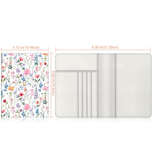 Image of FINTIE Passport Holder, Slim Travel Wallet RFID Blocking Card Case Cover Passport Cover Protector Essentials with Credit Card Slots for Women /Men | Slim