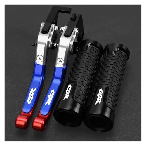 自転車 ホンダCBR650R CBR 650R 650 Rオートバイ折りたたみブレーキクラッチレバー7/8''22MMハンドルバーグリップに最適(Blue2)