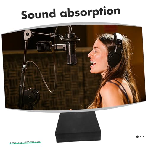 BESTonZON Almohadilla Acústica de Absorción de Sonido para Aislamiento de Subwoofer Paneles de Espuma para Reducción de Ruido en Estudio miniatura 7
