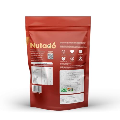 Image of NUTADO Premium California Almonds 500g | Whole Natural Badam Giri | High Protein, High Fibre & Vitamin E | Crunchy Healthy Dry Fruits | Daily Nutrition
