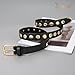 JASGOOD Women Fashion Leather Belt Punk Studded Belt for Jeans Pants Dresses
