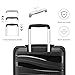 Kono Maleta de Cabina 55cm Pequeña Maleta de Viaje Ligera Portátil con Cerradura TSA Resistente Imagen de Kono Maleta de Cabina 55cm Pequeña Maleta de Viaje Ligera Portátil con Cerradura TSA Resistente