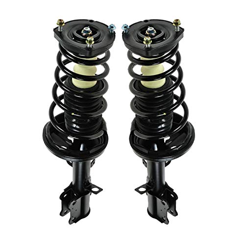 Image of TRQ Rear Strut and Spring Assembly Set 2 Piece | For 1998-2002 Chevrolet Prizm 1993-1997 Geo Prizm 1993-2002 Toyota Corolla