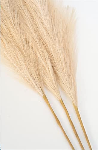 Miniatura 3 de Pampas Grass - Pampas (3 tallos de imitación de hierba para decoración del hogar, boda