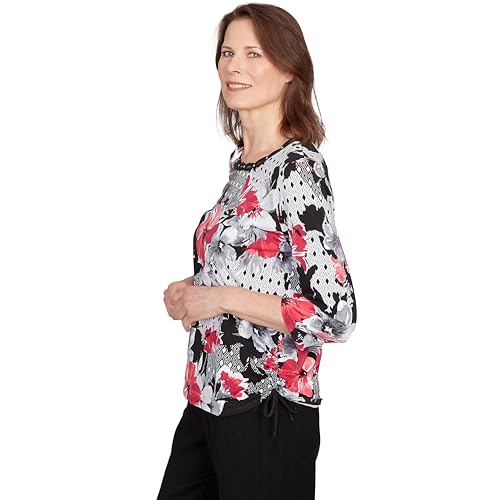 Patchwork Diamond Floral Top4