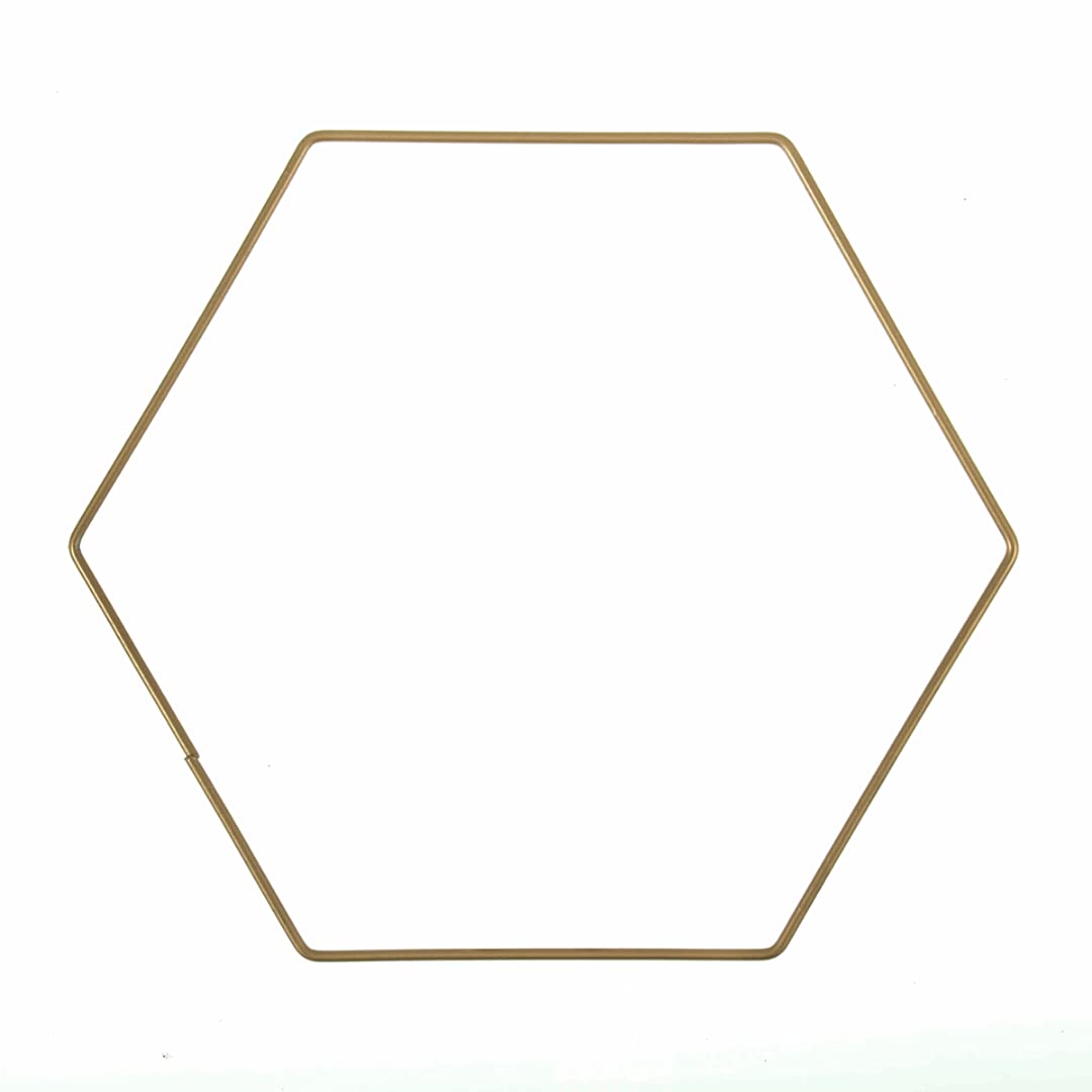 Trimits - Macrame - Metal Craft Hexagon - 20Cm