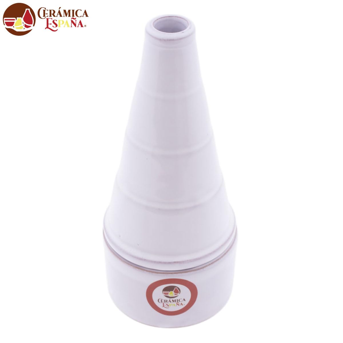 CERÁMICA ESPAÑA® | Incenso a camino bianco | Incensieri religiosi | Incensieri in argilla | Incenso Pasqua | Bruciatore profumo, 8 x 8 x 18 cm