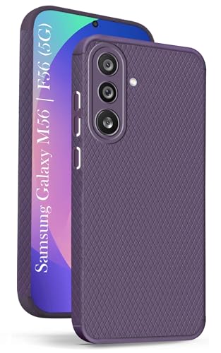 Image of Jkobi Back Cover Case for Samsung Galaxy M56 | Samsung Galaxy F56 (Liquid Silicone | Side Grip | Camera Protection)