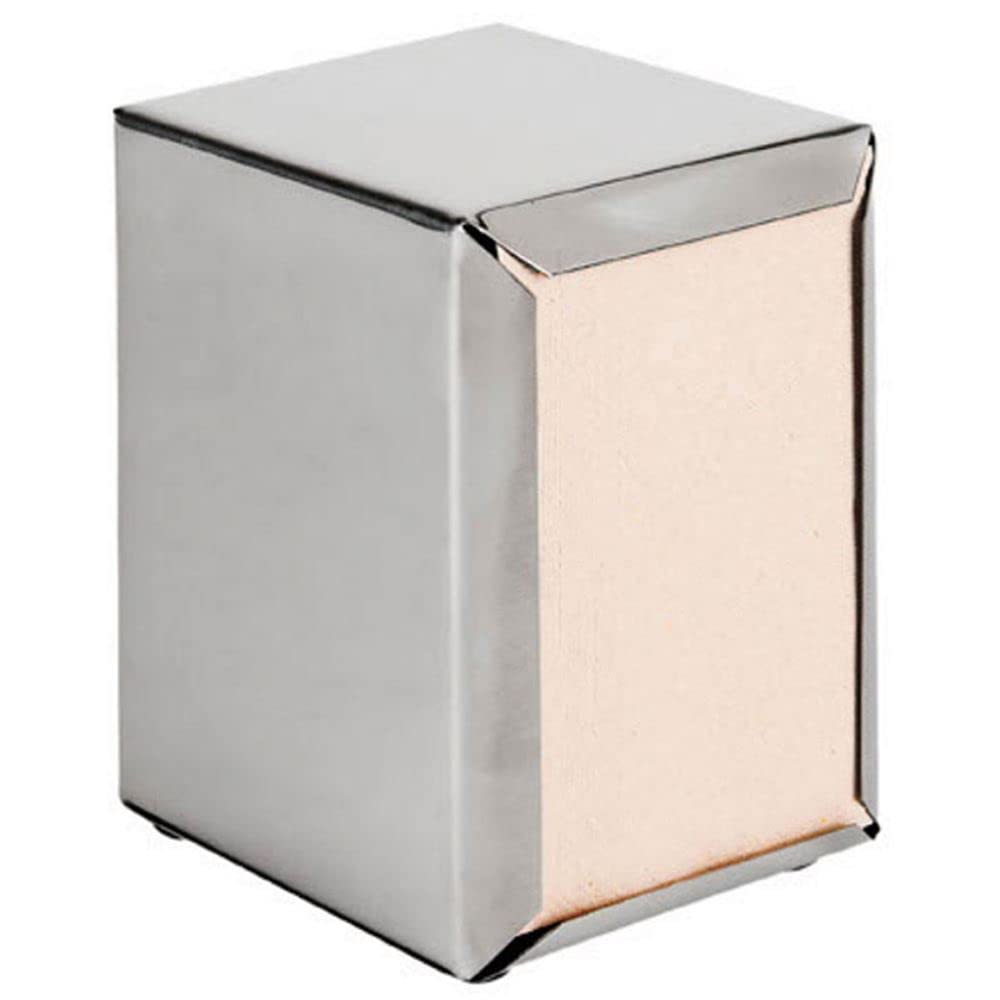García de Pou 104.03 Dispensador Mini Servís para 250 Servilletas, 11 x 9 x 13.5 cm, 12 unidades, Plateado