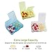 Large Pill Organizer, 7 Day Weekly Pill Box (2 Times a Day) BPA Free Travel Case to Hold Vitamins,Pills,Fish Oil, Supplements and Medication