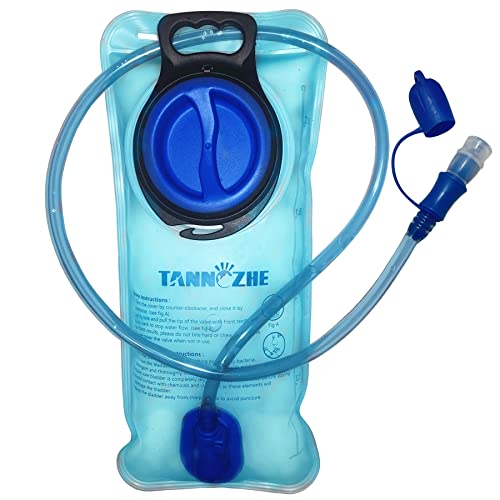 TANNOZHE Hydration Bladder 1.5&2&3Litre Leak Proof Water Bladder,BPA Free Hydration Pack Replacement,Sports Travel Reservoir Hydration Bag Pack Hiking Outdoor