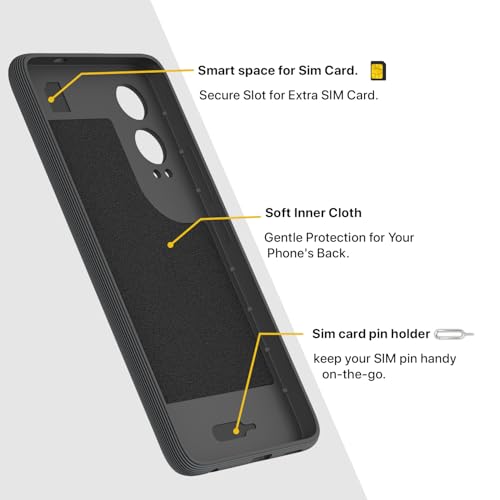 Image of Pikkme Back Cover for OnePlus Nord Ce 4 Lite 5G Camera Protection 3D Hexa Cube Design Silicone Protective Bumper Case (Grey)
