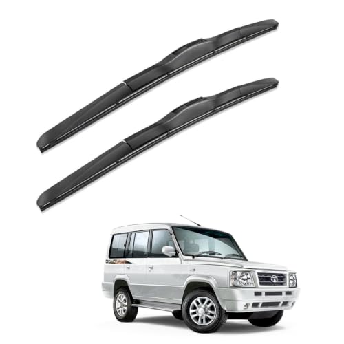 Image of Oshotto Frameless (O.E.M Type) Wiper Blades Compatible with Tata Sumo Victa (20 inch / 20 inch)