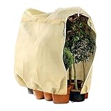 🌾【Función】esta cubierta protectora de plantas puede hidratar, mantener el calor, prevenir insectos y pájaros, y proporcionar un entorno de crecimiento saludable y seguro para sus plantas, árboles y plantas en macetas.
