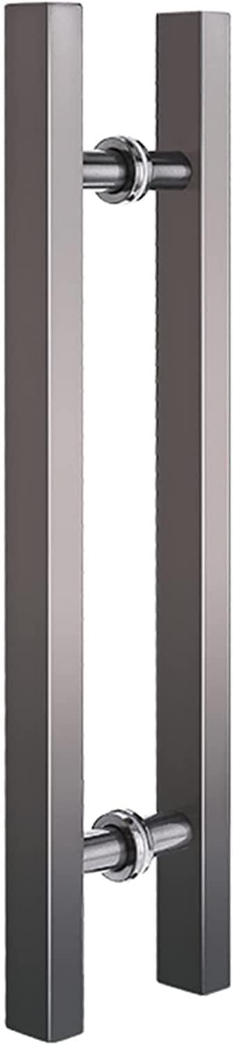 BHGFYXBS Sliding Door Handle Industrial Push Pull Door Handles, Warehouse Farmhouse, Simple Wear-Resistant Door Handle Hardware, Sliding Exterior Door Handle/White/120Cm/47.2In,Bl,Black-120Cm/47.2In
