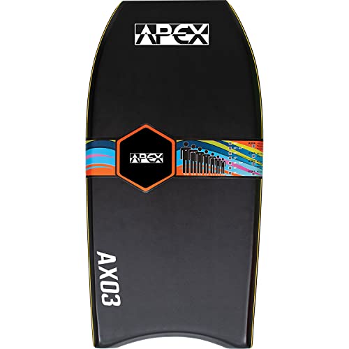 Alder 44' APEX-03 PE Pro Bodyboard - Black/Black