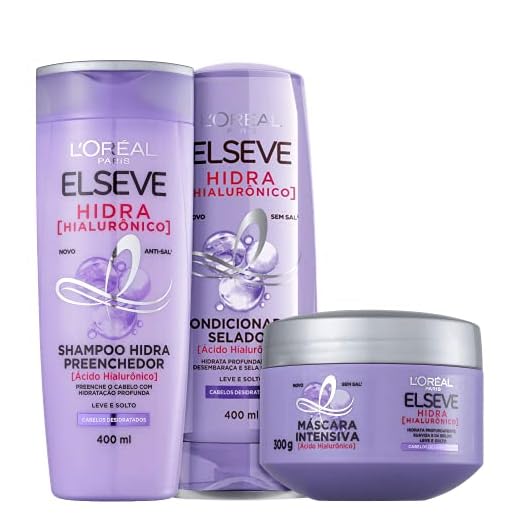 Kit Elseve L'Oréal Paris Hidra Hialurônico Intensivo (3 Produtos)
