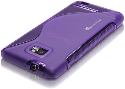 GreatShield Guardian S Series Slim-Fit Checker Design TPU Case for AT&T Samsung Galaxy S ll S2 SGH-i77 (Purple)