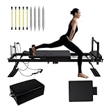 reformer armee ESTABILIDAD Y DURABILIDAD SUPERIORES: Esta máquina de Pilates cuenta con una estructura robusta y duradera con una capacidad de peso máximo de 120 kg, que proporciona un soporte estable y una experiencia de entrenamiento fluida.