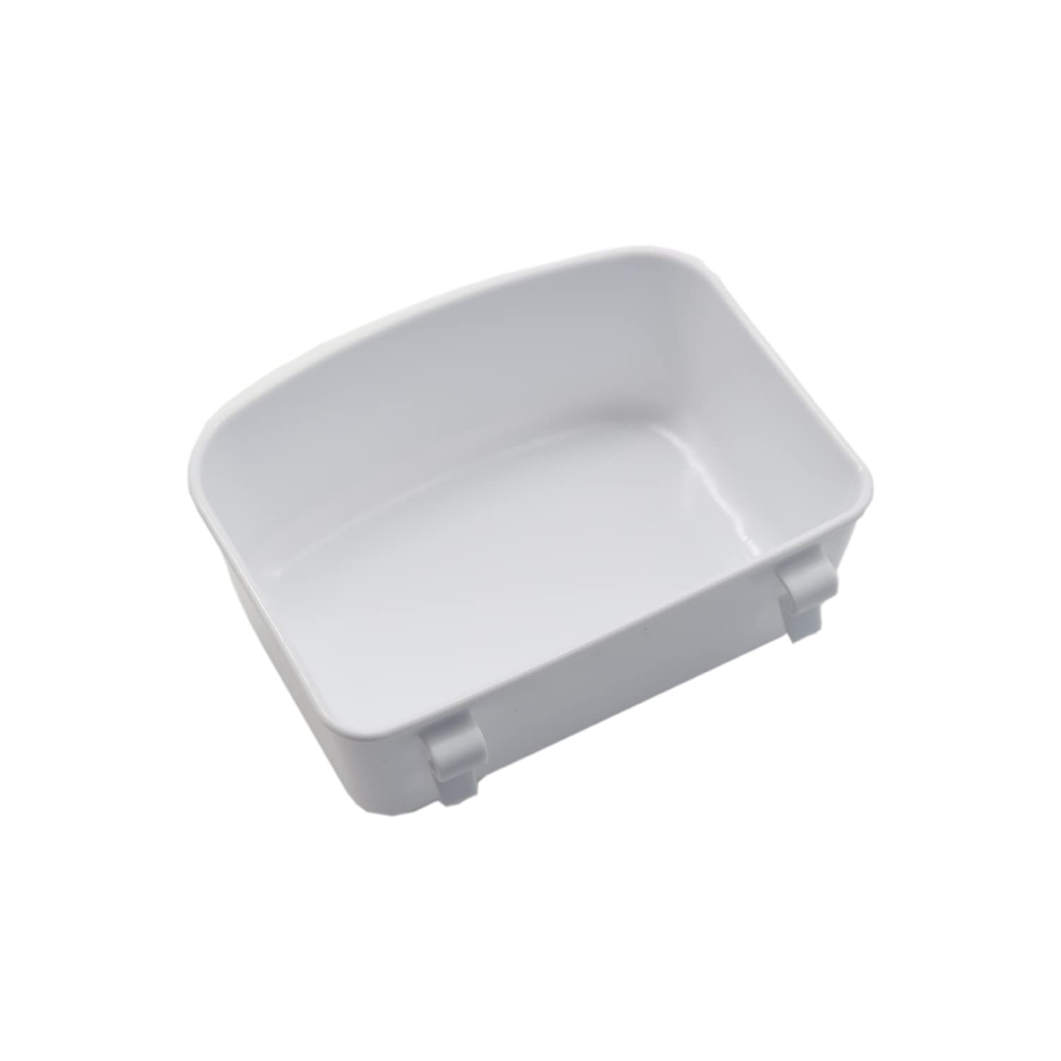 Yxmohala Vasca da Bagno per Uccelli - 2 Pezzi Piccola Mangiatoia, Mangiatoia per Uccelli Sospesa, Bagnatore per Uccelli con Gancio, Adatto per Piccoli Uccelli, Pappagalli, Canarie,12,8 x 9,1 x 4,6 cm