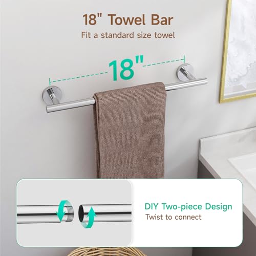 La Mejor review de Barra toalla baño cromada que puedes comprar esta semana. 20 Imagen adicional