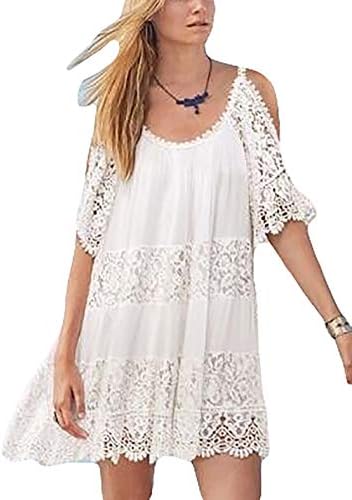 Casual Swimsuit Cover Up for Women Loose Beach Bikini Dress