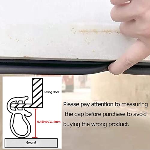 Image of Car Door Seal Strip with Side Bulb 10Ft, EPDM Rubber Automotive Weather Stripping Edge Guard Universal Fit for Camper Van, Trucks, SUV, RV, Black