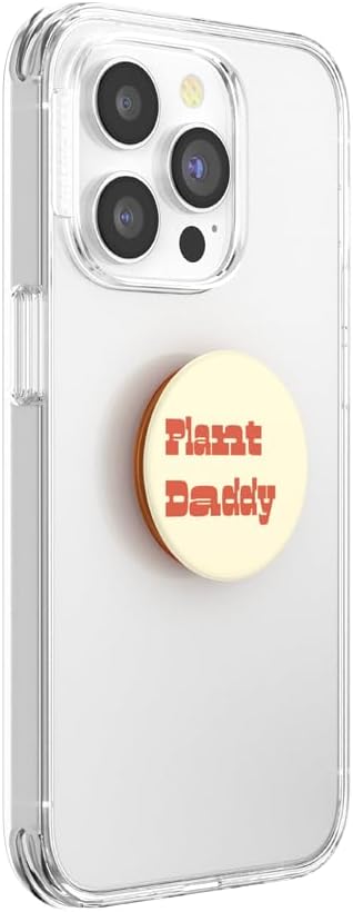 PopSockets Adhesive Phone Grip, Holder, Phone Stand, Orange - Plant Daddy