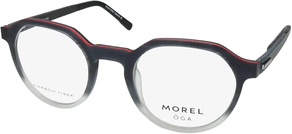 Oga 10219o Armação para óculos/óculos de fibra de carbono ultra durável e leve, designer francês