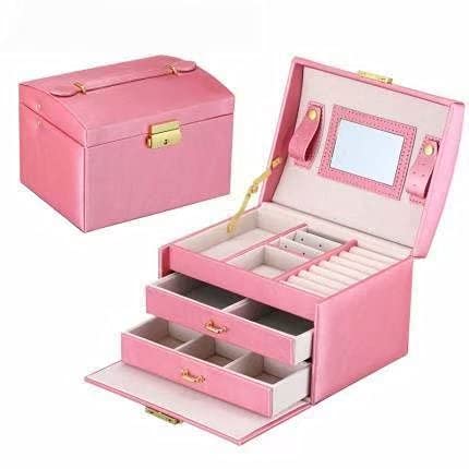 SSDDFF Jewelry Organizer Box Jewelry Travel Organizer Jewlery Box Small Jewelry Box Travel Jewelry Organizer Jewelry Case Travel Jewelry Box Jewlery Organizer Jewelry Boxes Jewelry Organizer Mens Jewelry Girls Jewelry Box Jewelry Organizer Box Jewelr