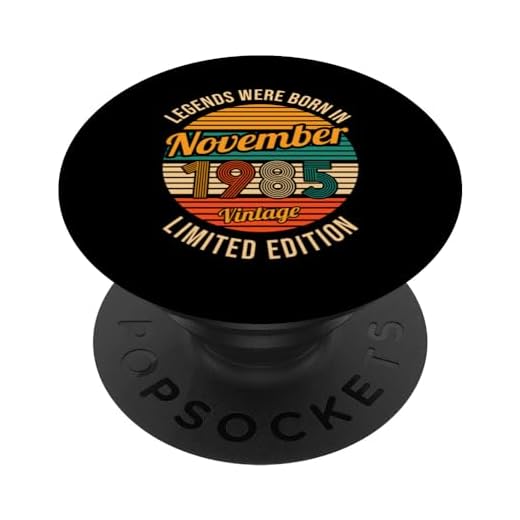 Las leyendas nacieron en noviembre de 1985 38 cumpleaños PopSockets PopGrip Intercambiable