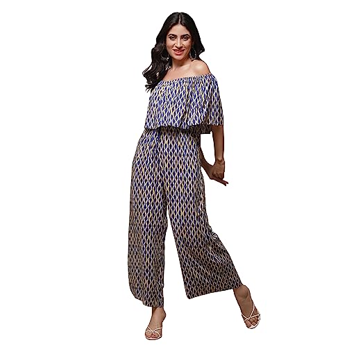 Image of BIBA Women LIVA Printed Jumpsuit
