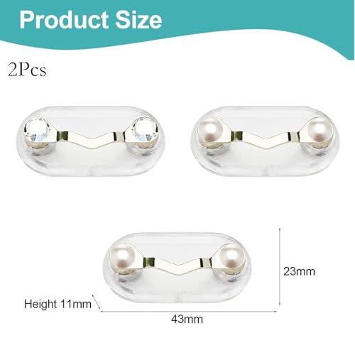 Image of 3Pcs Specs Holder with Magnetic Badges, Eyeglass Holder and Sunglasses Organizer for Office and Travel Use