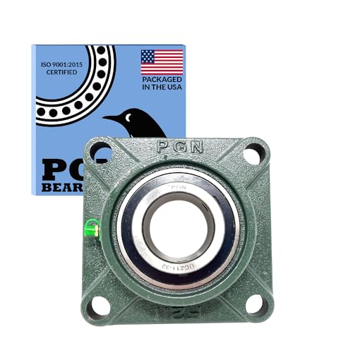 Image of PGN UCF211-32 (1 Pack) Square Flange Bearing 2 inch Bore