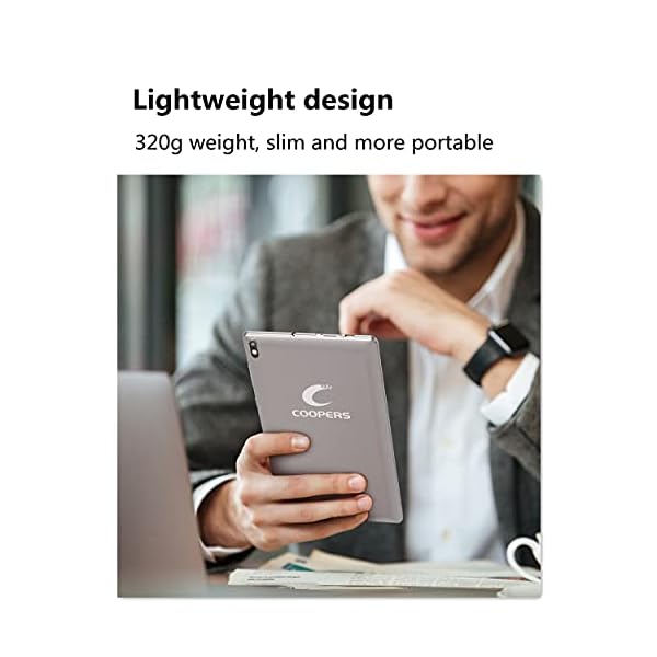 Tablets-Android-Tablet-8-inch-2GB-RAM-32GB-Storage-Quad-Core-Processor-Android-100-PC-Tab-Silver COOPERS Tablets, Android Tablet 8 inch 2GB RAM, 32GB Storage Quad-Core Processor Android 10.0 PC Tab (Silver)